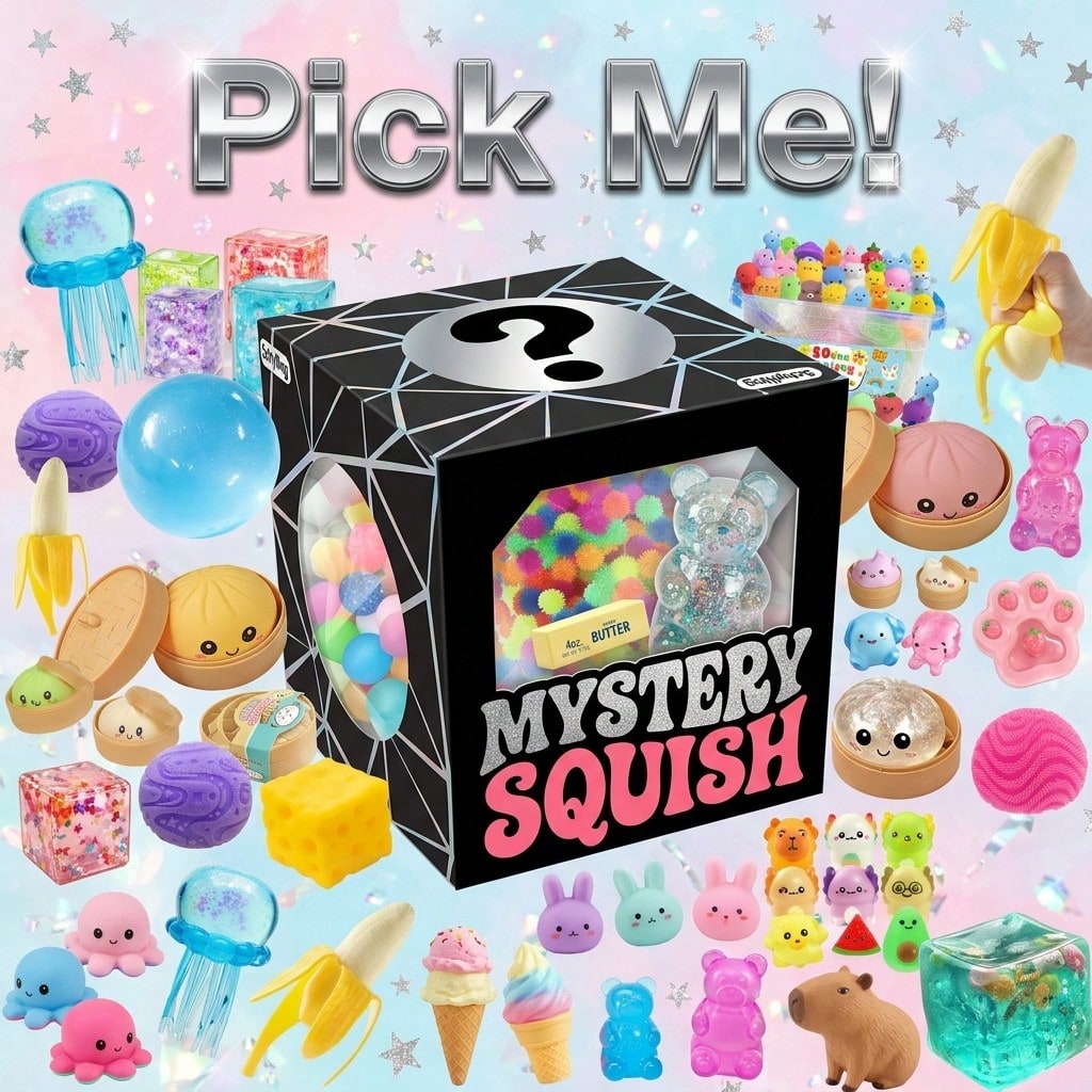 Mystery Box Blind Bag - Мягкая милая игрушка-сюрприз в закрытой упаковке
