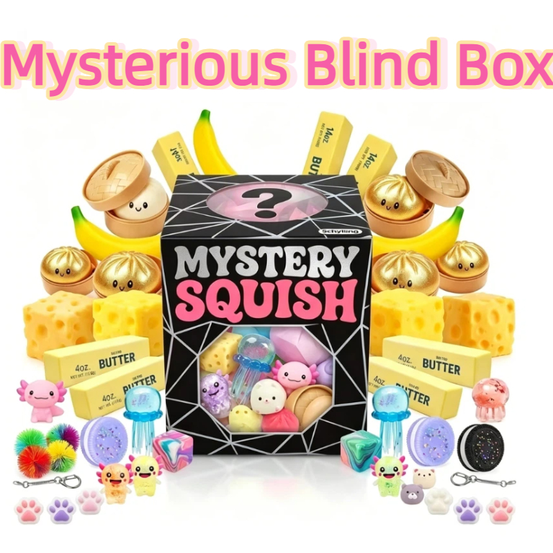 Mystery Box Blind Bag - Набор из 100 мягких игрушек-антистресс в