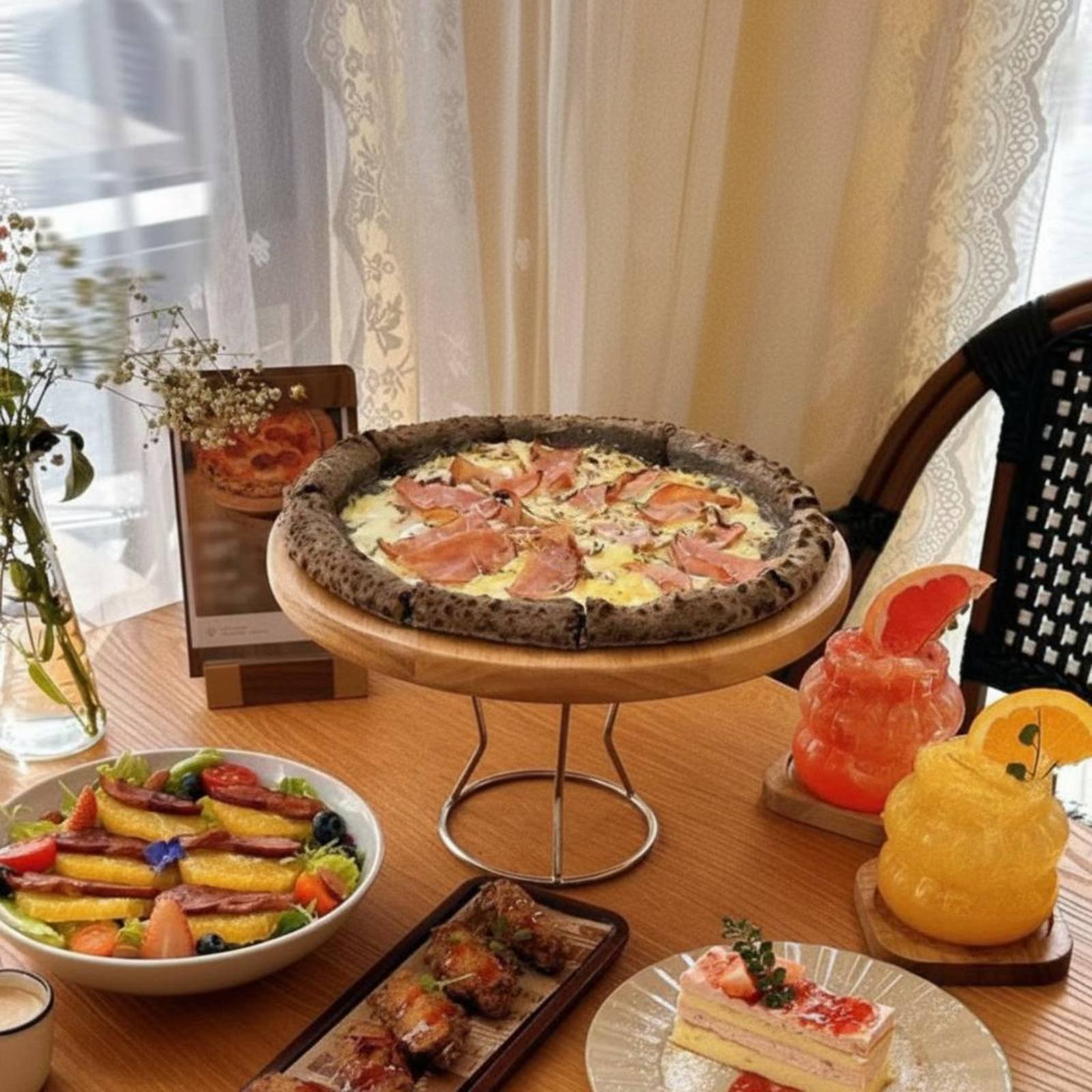 Подставка для пиццы в ретро-ст – обзор и цена Display Risers Set