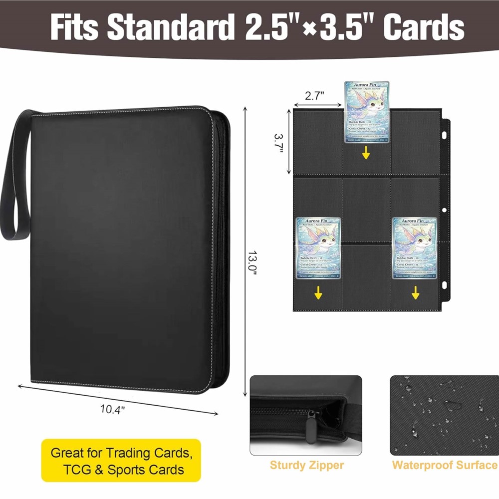 Альбом для карточек на 900 кар – обзор и цена Trading Card Binder